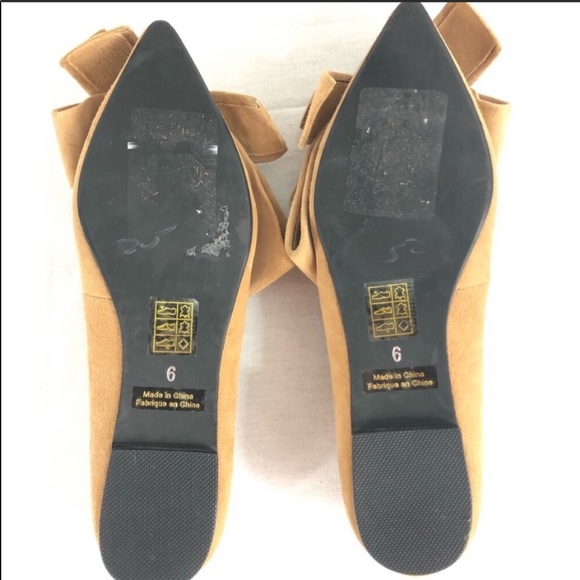 Jeffery Campbell pointed toe bow flats size 6 - Picture 8 of 8
